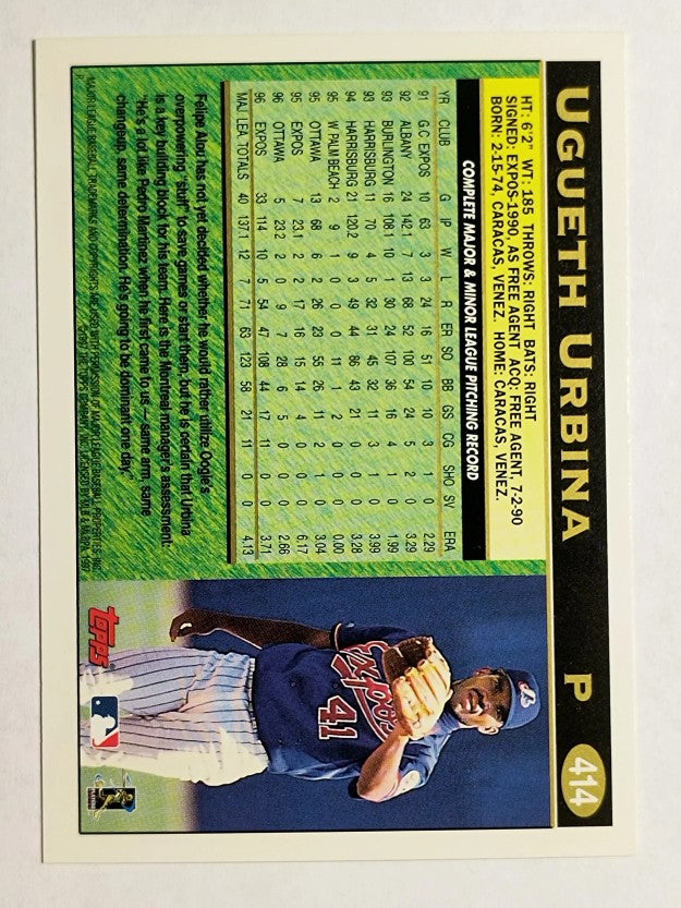 1997 Topps #414 Ugueth Urbina