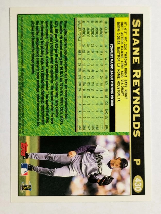 1997 Topps #430 Shane Reynolds