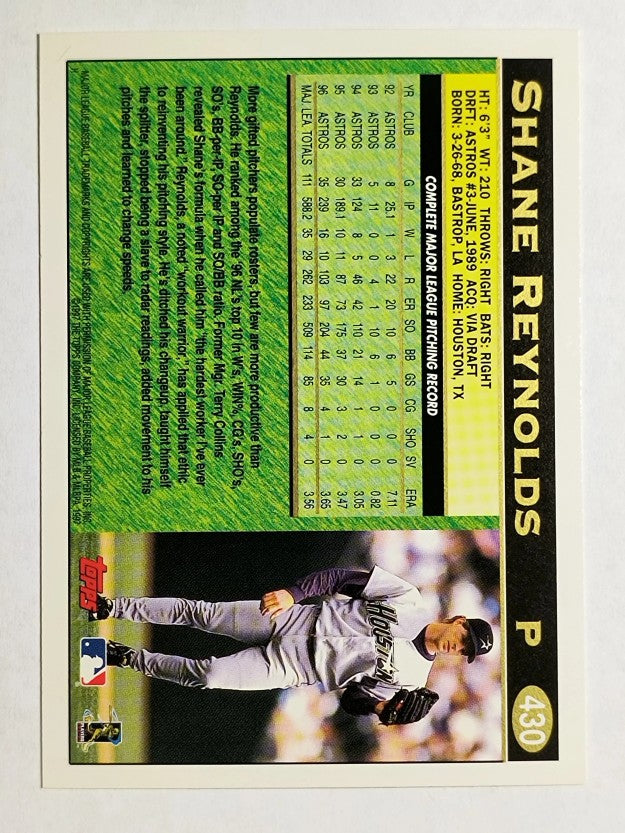 1997 Topps #430 Shane Reynolds