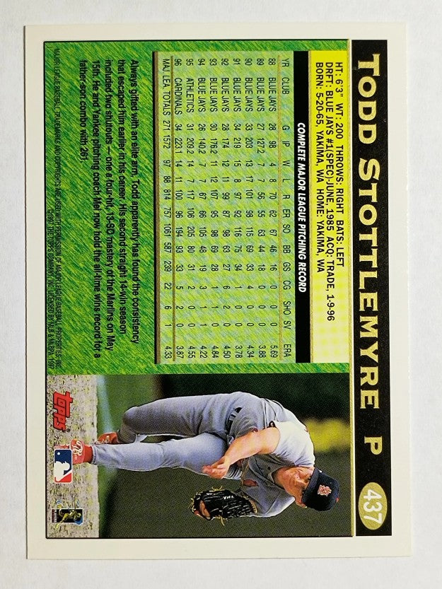 1997 Topps #437 Todd Stottlemyre