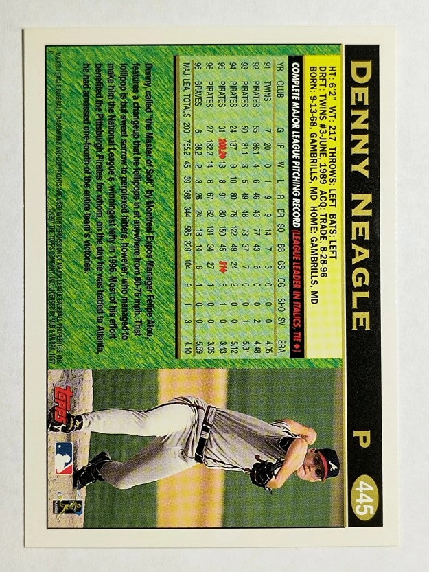 1997 Topps #445 Denny Neagle