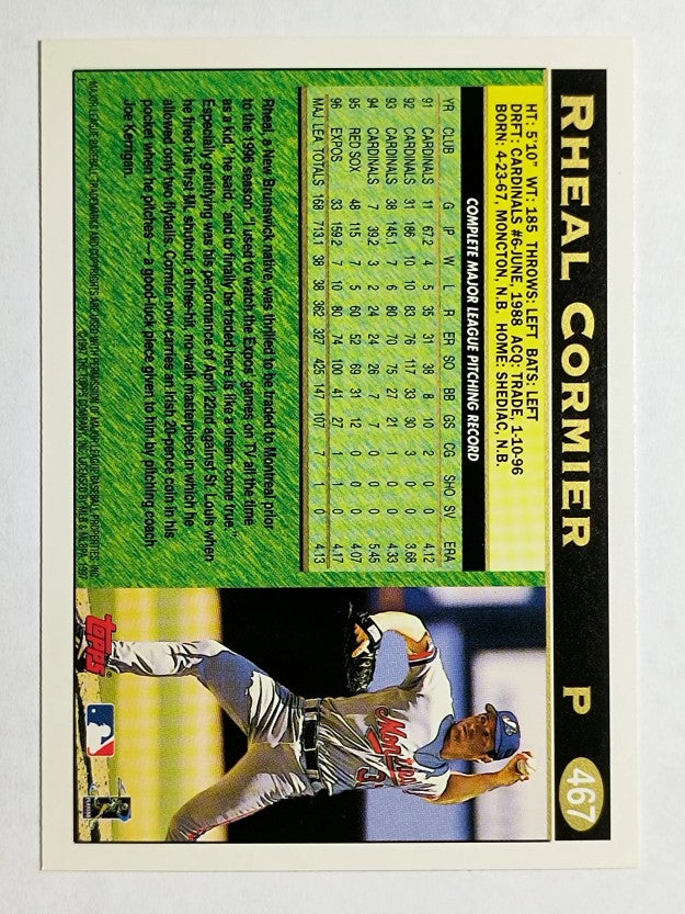 1997 Topps #467 Rheal Cormier