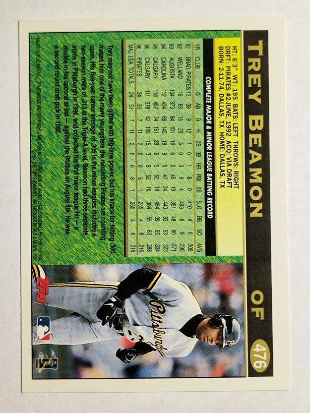 1997 Topps #476 Trey Beamon