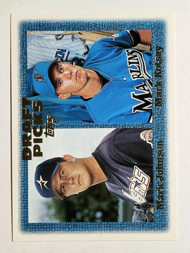1997 Topps #483 Mark Kotsay/Mark Johnson RC