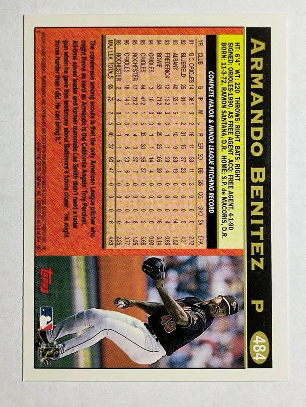 1997 Topps #484 Armando Benitez