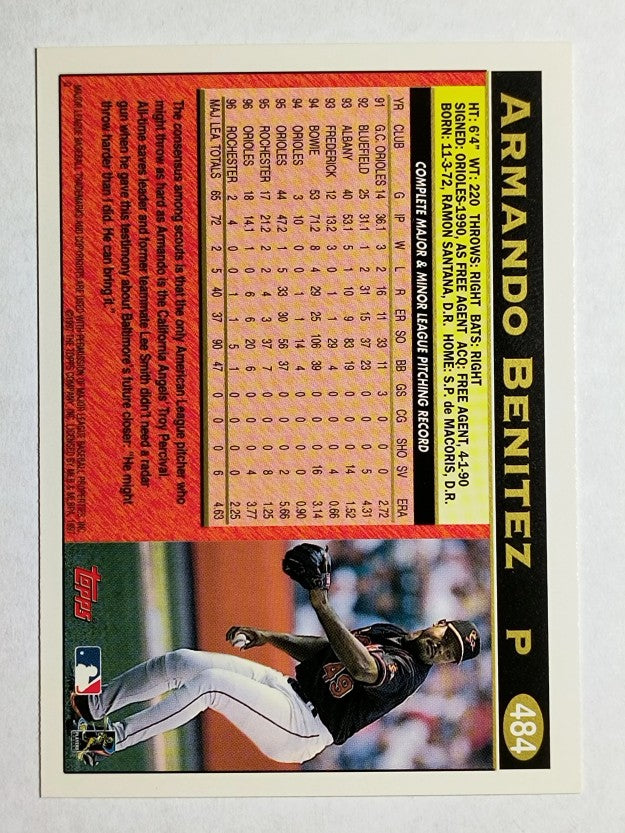 1997 Topps #484 Armando Benitez
