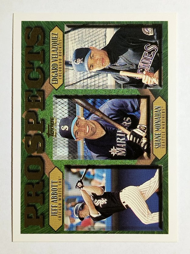 1997 Topps #491 Jeff Abbott/Shane Monahan/Edgard Velazquez