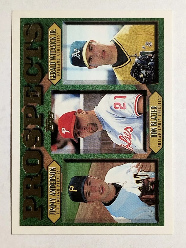 1997 Topps #492 Jimmy Anderson RC/Ron Blazier/Gerald Witasick