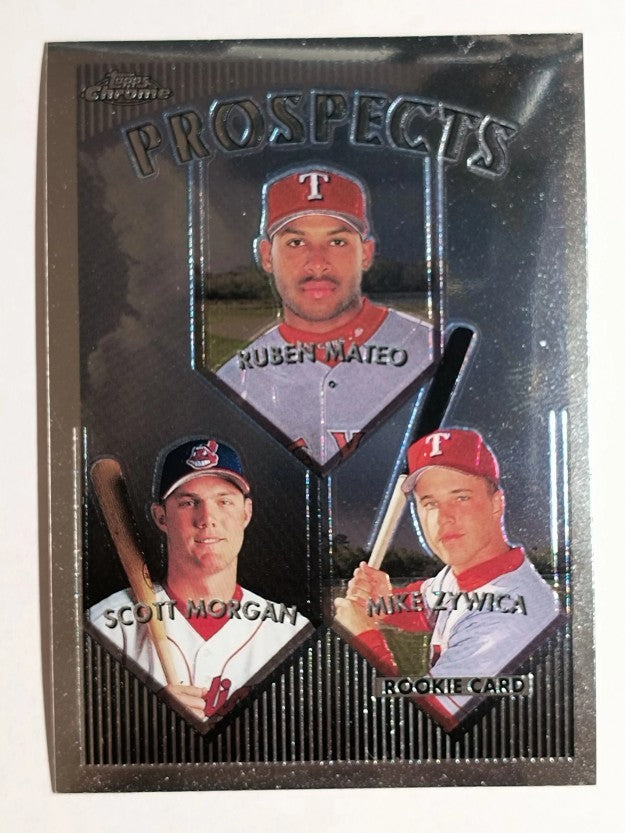 1999 Topps Chrome #430 Ruben Mateo/Mike Zywica RC