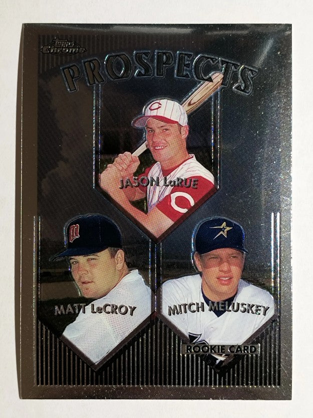 1999 Topps Chrome #431 Jason LaRue/Matt LeCroy/Mitch Meluskey