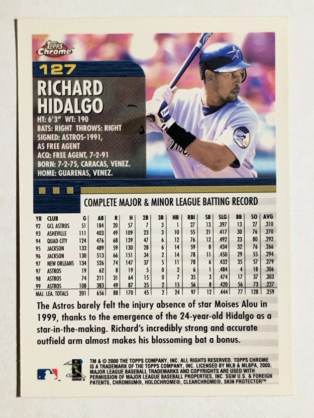 2000 Topps Chrome #127 Richard Hidalgo