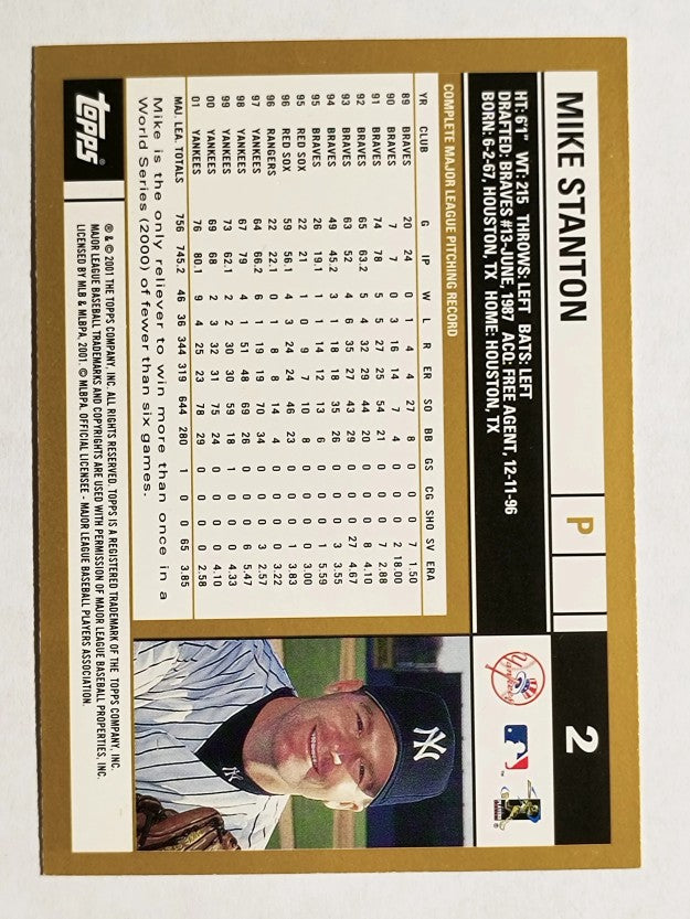 2002 Topps #2 Mike Stanton