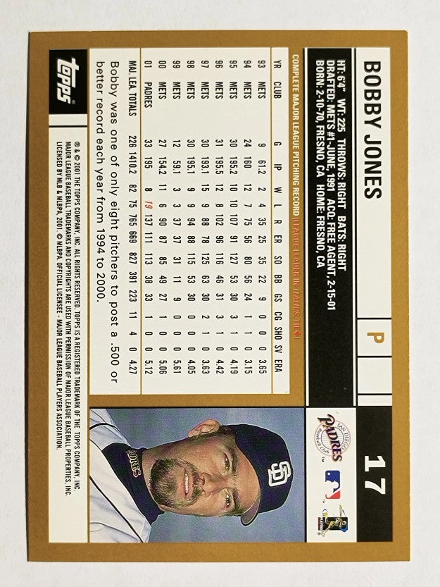 2002 Topps #17 Bobby Jones