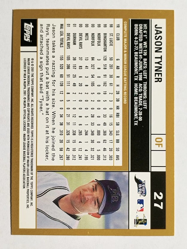 2002 Topps #27 Jason Tyner