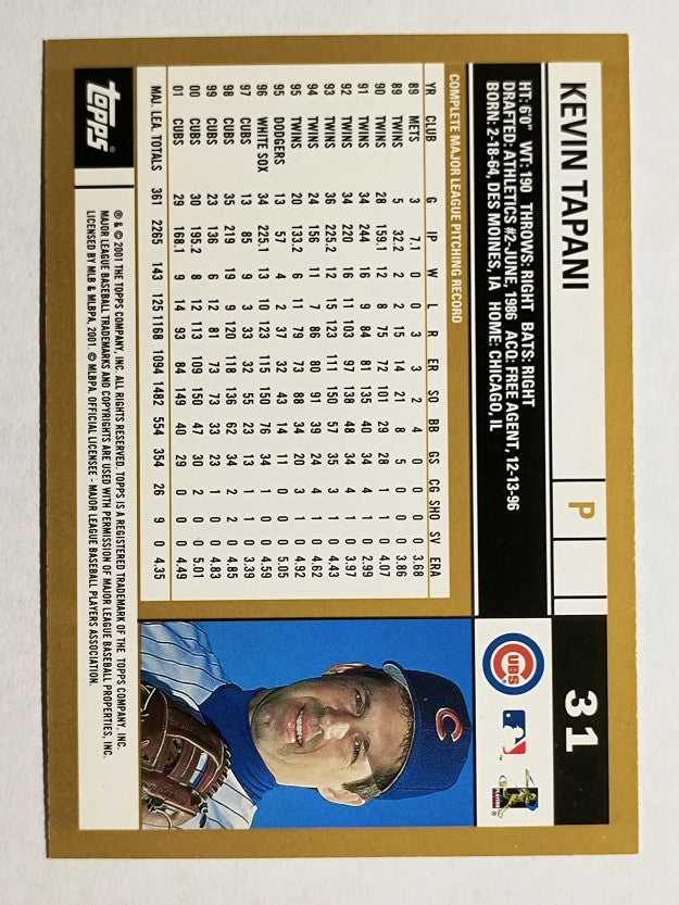 2002 Topps #31 Kevin Tapani