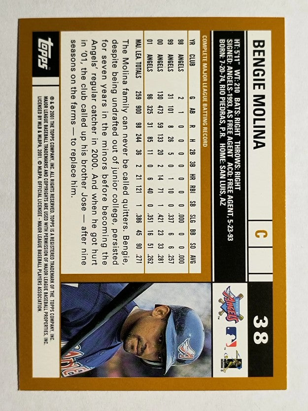 2002 Topps #38 Bengie Molina