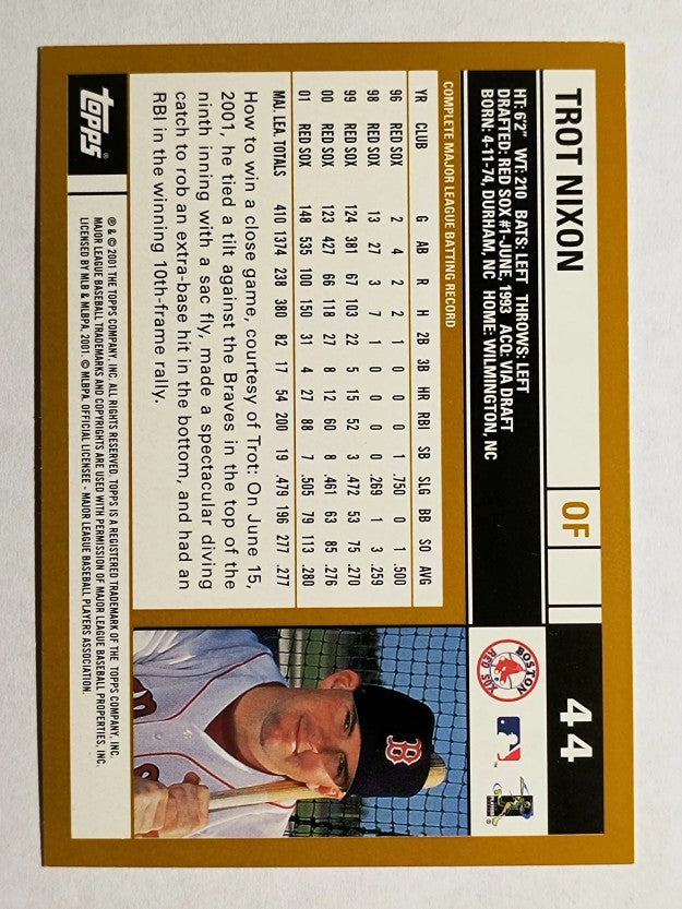 2002 Topps #44 Trot Nixon