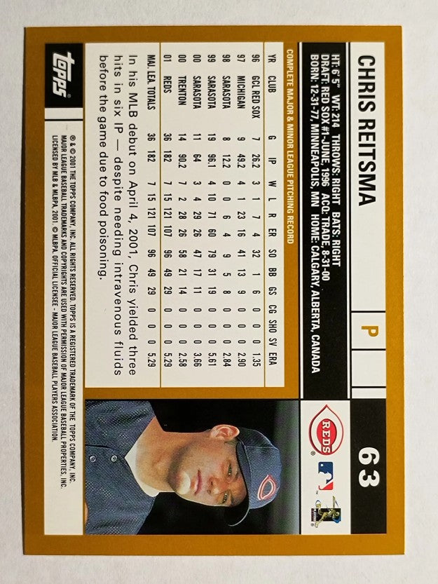 2002 Topps #63 Chris Reitsma