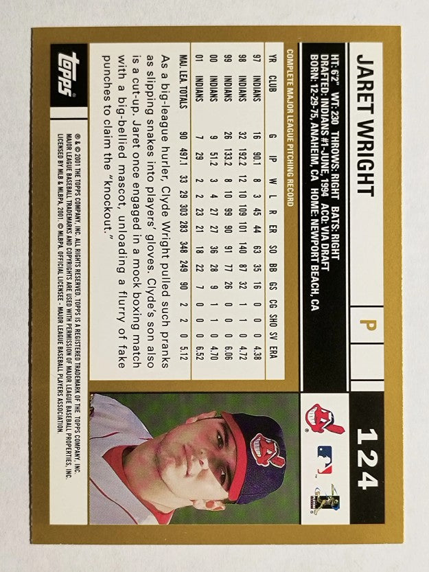 2002 Topps #124 Jaret Wright