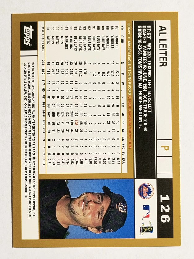 2002 Topps #126 Al Leiter