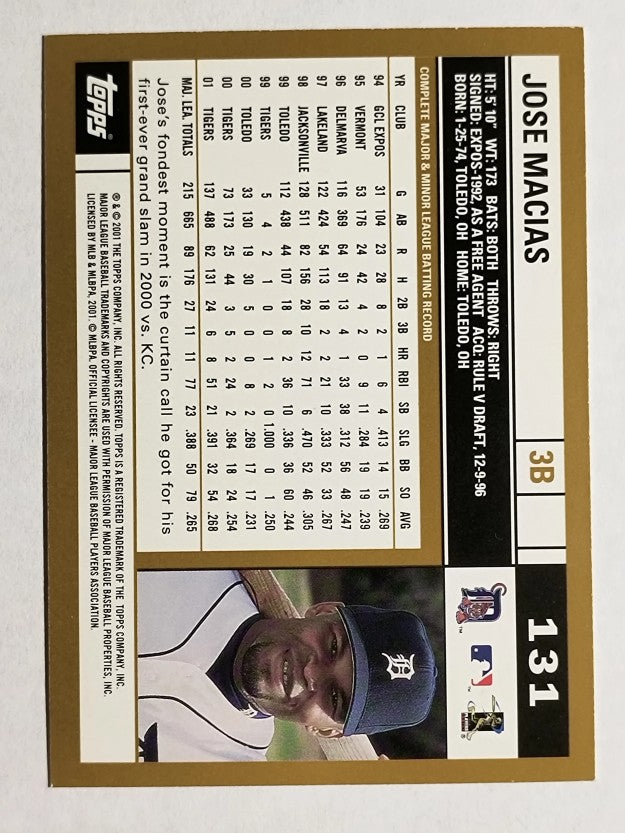 2002 Topps #131 Jose Macias