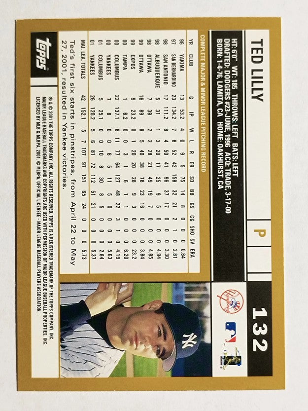 2002 Topps #132 Ted Lilly