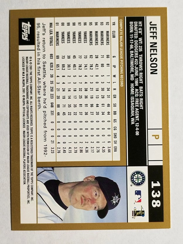 2002 Topps #138 Jeff Nelson