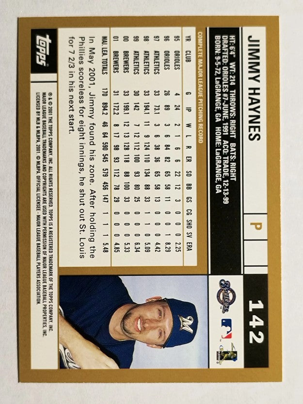 2002 Topps #142 Jimmy Haynes
