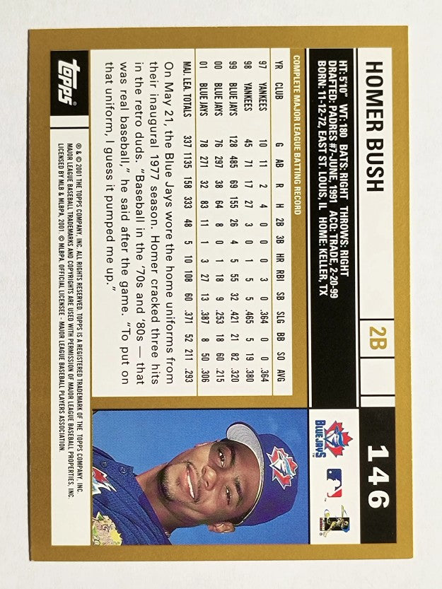 2002 Topps #146 Homer Bush