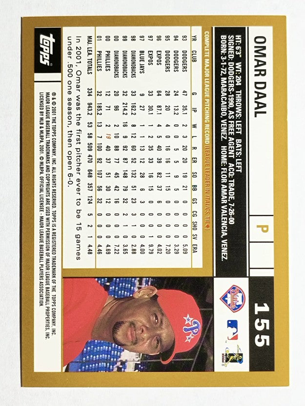 2002 Topps #155 Omar Daal