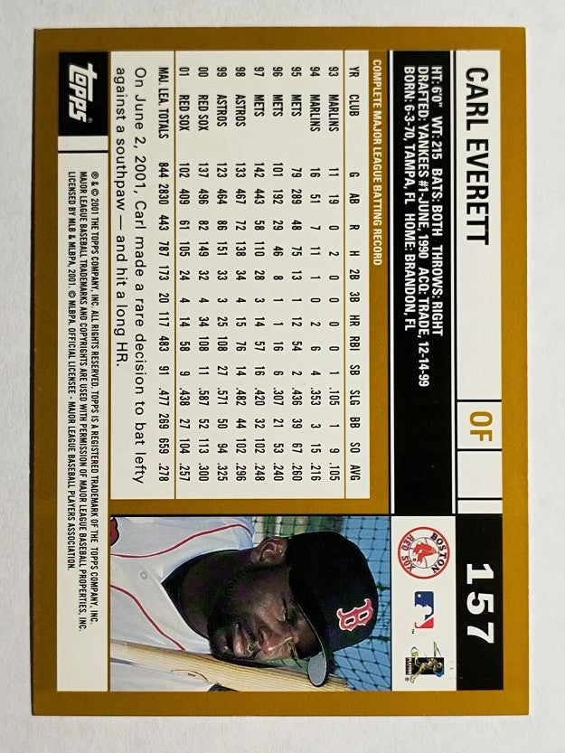 2002 Topps #157 Carl Everett