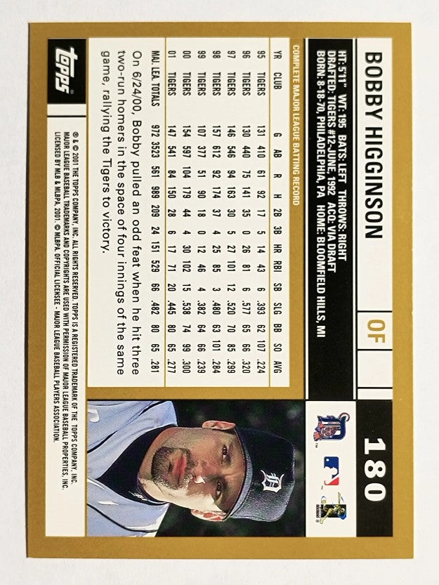 2002 Topps #180 Bobby Higginson