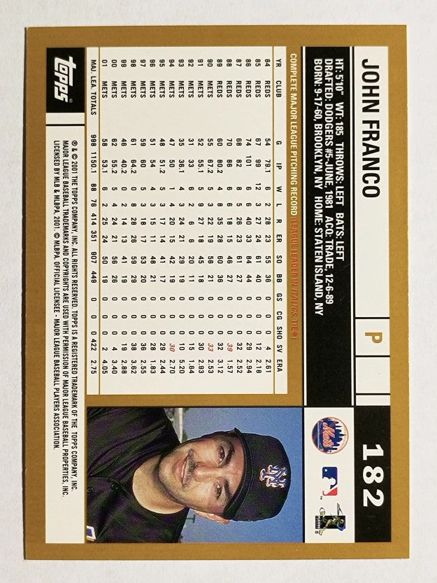 2002 Topps #182 John Franco