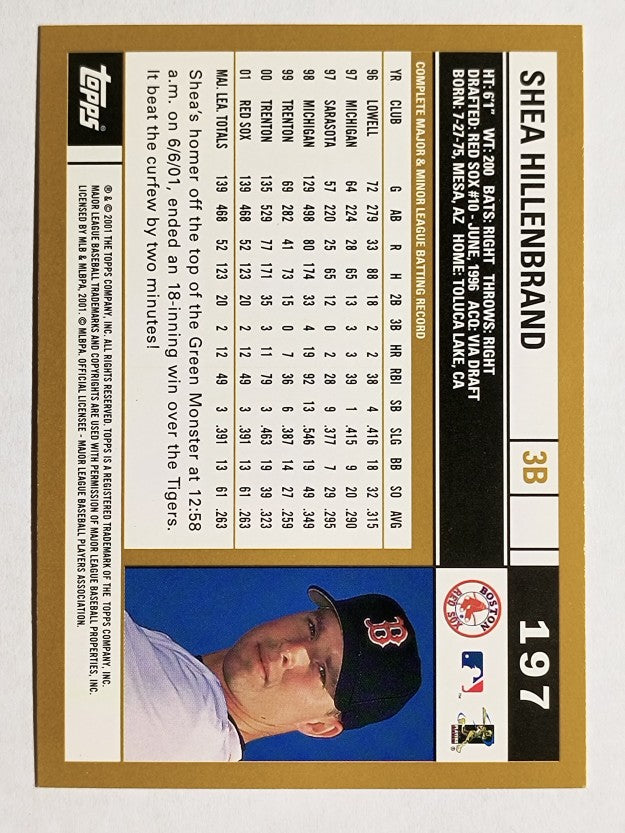 2002 Topps #197 Shea Hillenbrand