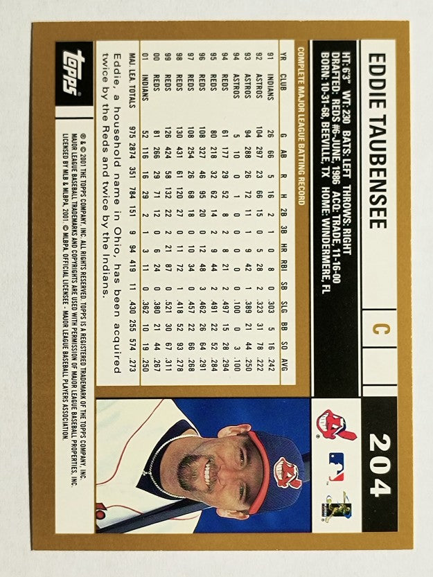 2002 Topps #204 Eddie Taubensee
