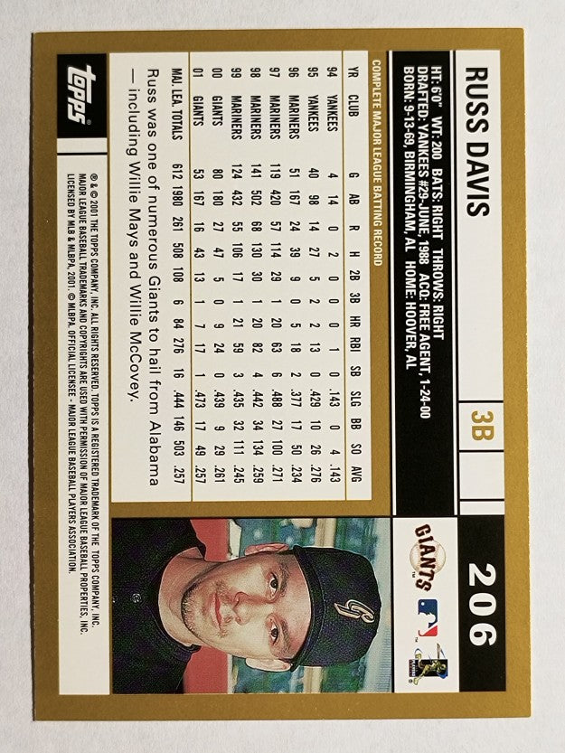 2002 Topps #206 Russ Davis