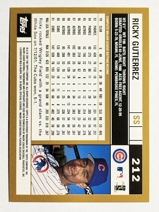 2002 Topps #212 Ricky Gutierrez