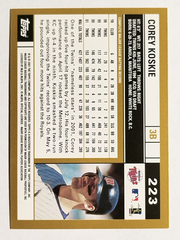 2002 Topps #223 Corey Koskie
