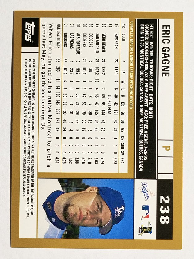 2002 Topps #238 Eric Gagne