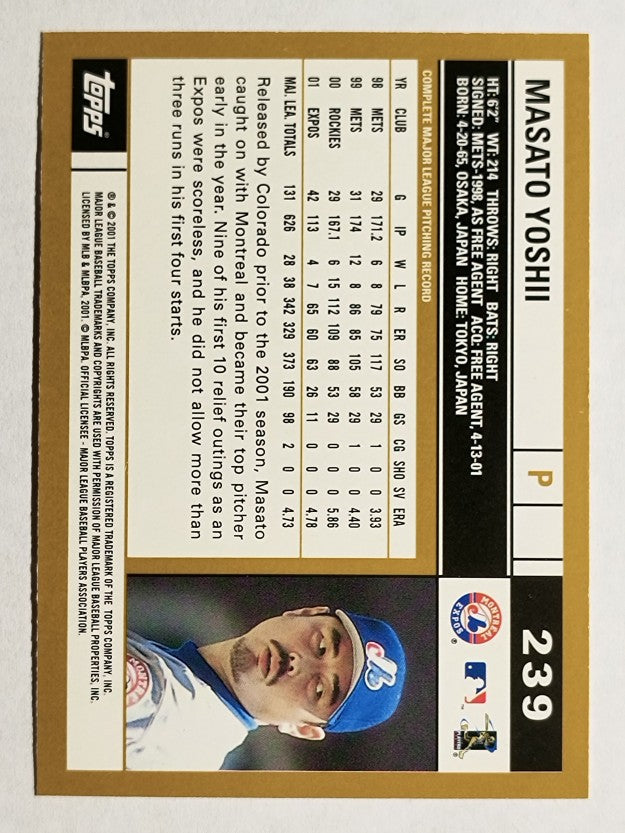 2002 Topps #239 Masato Yoshii
