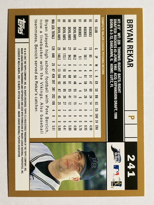 2002 Topps #241 Bryan Rekar