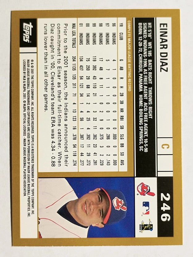 2002 Topps #246 Einar Diaz