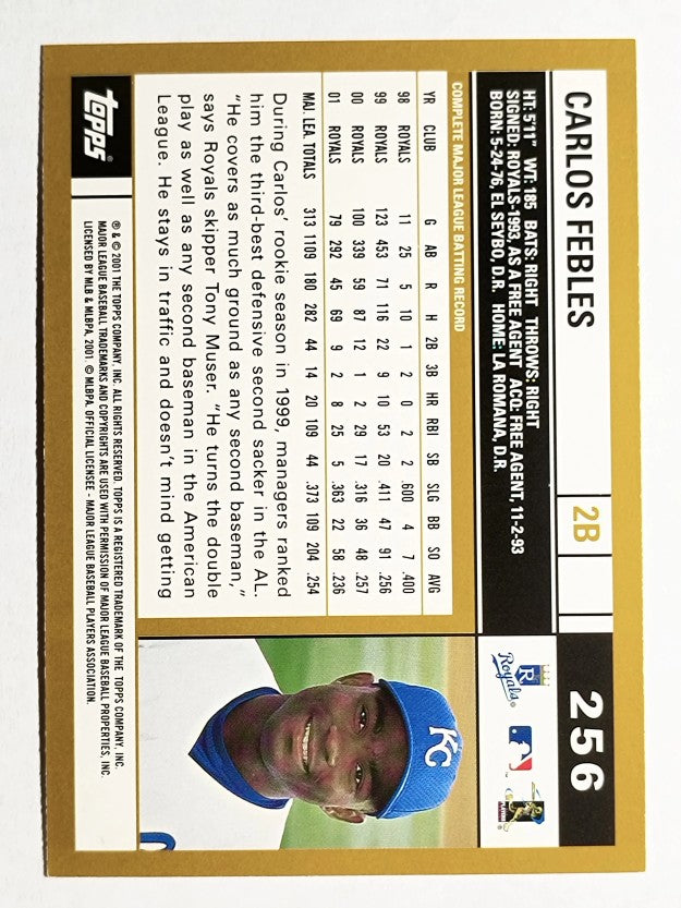 2002 Topps #256 Carlos Febles