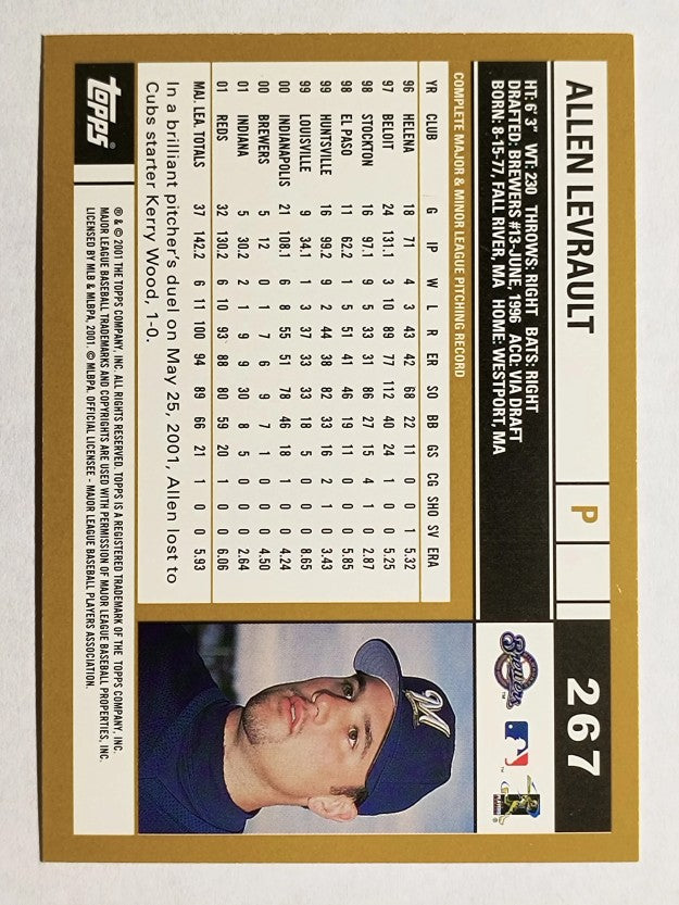 2002 Topps #267 Allen Levrault