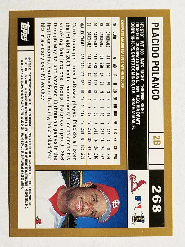 2002 Topps #268 Placido Polanco