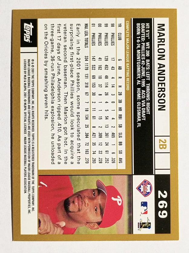 2002 Topps #269 Marlon Anderson