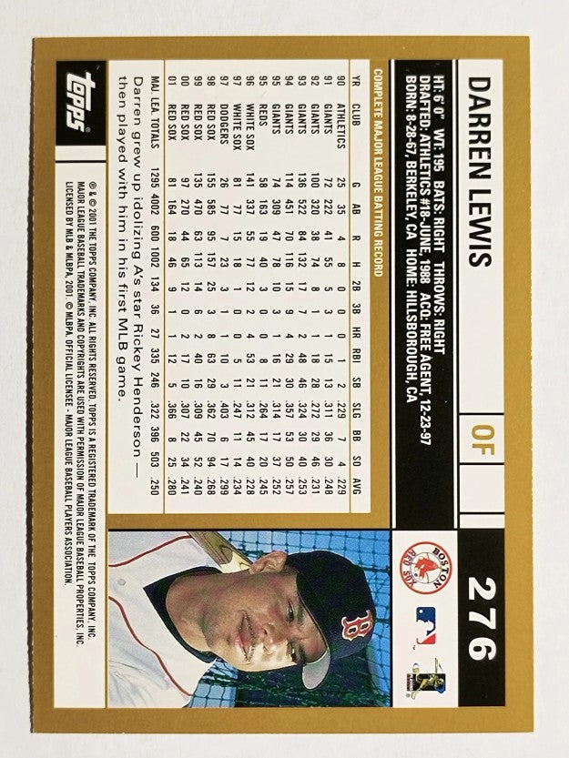2002 Topps #276 Darren Lewis