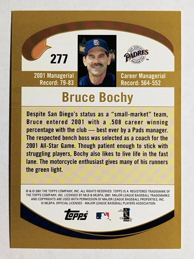 2002 Topps #277 Bruce Bochy MG