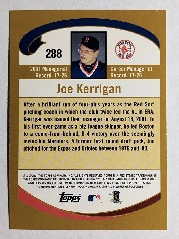 2002 Topps #288 Joe Kerrigan MG