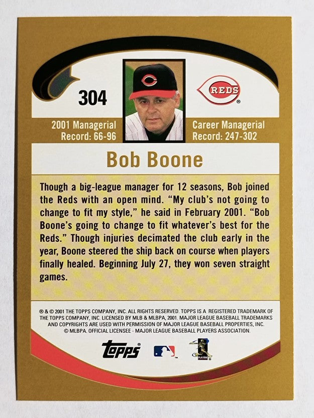 2002 Topps #304 Bob Boone MG